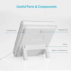 Htc2 kỹ thuật số LCD nhiệt độ Nhiệt kế độ ẩm ẩm kế đồng hồ đo đầu dò - Product Image 6