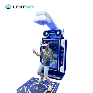 เครื่องเล่นเกมเสมือนจริง LEKE <span class=keywords><strong>VR</strong></span> Franchise Corps <span class=keywords><strong>Pro</strong></span> 9D พร้อมแท่นยืนเดินเล่น <span class=keywords><strong>VR</strong></span> - Product Image 3