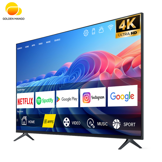 China OEM 26-110 Inch LED Smart TVs Borderless Full Screen 4K Resolution 60hz 120hz Television