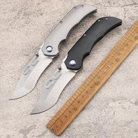 2025 modèle VG10 couteau pliant extérieur en tôle d'acier avec poignée en alliage de titane, pêche, survie, poche de camping, couteau à fruits EDC