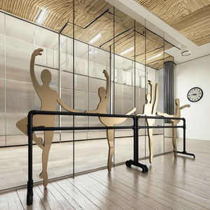 Barra de Ejercicios de Acero Reforzado <span class=keywords><strong>para</strong></span> Uso Doméstico, Diseño Moderno, de Bambú Sólido, <span class=keywords><strong>para</strong></span> Adultos y Niños, <span class=keywords><strong>para</strong></span> Ballet, Danza, Yoga, Sala de Estar - Product Image 3