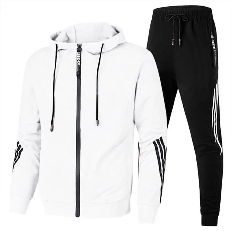 Professional Fashion Running Sports Wear Hoodie Set All Season Casual Customized Men Tracksuit Terry Cotton Hoodie