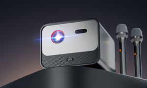 Micrófonos profesionales hechos en casa Video al aire libre Hd proyector Led Mini pantalla Beamer Dlp portátil película cine bolsillo - Product Image 3