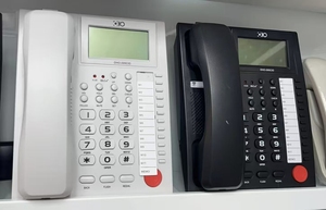 <span class=keywords><strong>Téléphone</strong></span> <span class=keywords><strong>fixe</strong></span> de bureau, <span class=keywords><strong>téléphone</strong></span> filaire avec écran d'identification de l'appelant de grande taille et prise pour casque mains libres pour la maison et le bureau - Product Image 6