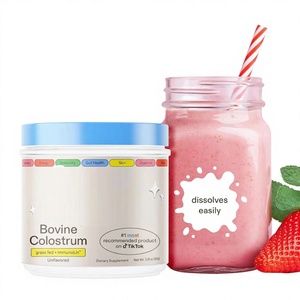 Poudre de colostrum bovin Jianyuan, améliore la densité osseuse, pot de 108 g, supplément protéiné de haute qualité, oligo-éléments, renforce l'immunité - Product Image 3