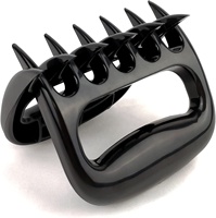 Outil de déchiquetage de viande Griller avec griffes d'ours Griffes de déchiquetage en plastique pour accessoires de fumeur de viande
