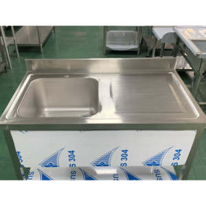 Fregadero de cocina de un solo cuenco de estilo europeo de lujo Fregadero de mesa de gran oferta de acero inoxidable para hoteles y restaurantes - Product Image 2