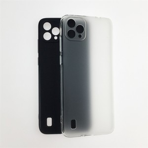 Fabricant de gros étuis en TPU mat souple givré couverture arrière étui de téléphone portable en silicone pour <span class=keywords><strong>Blackview</strong></span> <span class=keywords><strong>A55</strong></span> noir - Product Image 1
