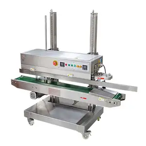 silicon seal vacuum transfer automatic metal pipe vertical heat sealing machine for plastic bags
