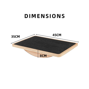 LADYGLOW Wobble Office Sports Grande planche d'équilibre en vrac Vente en gros Fitness en bois <span class=keywords><strong>pour</strong></span> bureau debout Planche d'équilibre des pieds - Product Image 3