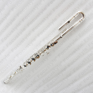 Flûte alto professionnelle de haute qualité, plaquée argent, tonalité G, avec embouchure incurvée - Product Image 2