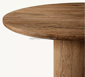 Sageliving sang trọng bàn ăn thiết lập mới đến tròn gỗ sồi gỗ cho phòng khách và nhà hàng sử dụng - Product Image 3