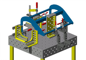 Nueva mesa de soldadura de acero 3D de hierro fundido gris D28/D16 con sistema de abrazadera y accesorios de soldadura - Product Image 4