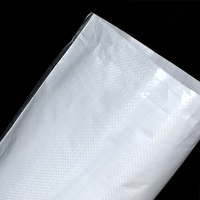 Sac tissé en plastique avec couche de film intérieure, capacité de 25 kg, résistant à l'humidité, pour l'emballage de poudre biodégradable, logistique