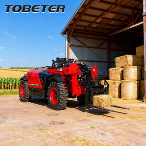 Tobeter 4 Tonnen Bau Teleskop lader Gabelstapler Diesel Sicher für den Betrieb von unebenem Gelände - Product Image 6