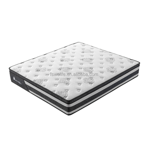 Customize Hotel Bed Hybrid Orthopedic Mattress in a Box Cooling Pocket Spring Memory Foam 180x200 <strong>Matras</strong> - Product Image 1