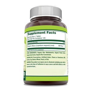 מפעל אספקת הסיטונאי הטוב ביותר תוסף תזונה אורגני מאקה גינסנג לוח עבור אדם תומך אנרגיה עם תווית פרטית - Product Image 3