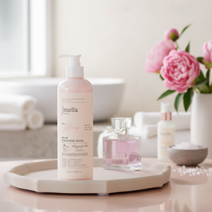 Jmella Francia flor peonía belleza profesional espuma limpiadora estilo Perfume francés OEM ácido hialurónico Facial aminoácido - Product Image 3