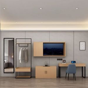 Usine directe <span class=keywords><strong>hôtel</strong></span> de luxe moderne chambre ensemble de meubles en bois massif <span class=keywords><strong>5</strong></span> <span class=keywords><strong>étoiles</strong></span> <span class=keywords><strong>hôtel</strong></span> standard cadre de lit panneau têt - Product Image 4
