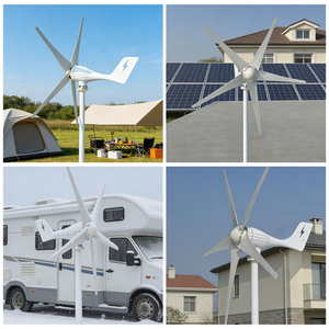 ระบบพลังงานลมและแสงอาทิตย์ 3000W กังหันลม 4 ตัว แผงโซลาร์เซลล์ 4 ชิ้น พร้อมตัวควบคุม MPPT อินเวอร์เตอร์ แบตเตอรี่ สำหรับใช้ในบ้าน คลังสินค้า EU - Product Image 3