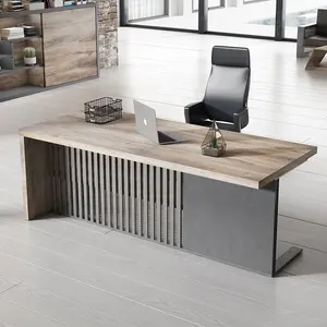 Wacess Cina Meja Eksekutif Desain Furnitur Kantor Eksekutif Meja Modern Bos Eksekutif Escritorio Oficina Biro Meja Kantor Pelindung