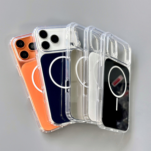 Coque magnétique JOYPORODO B422 pour iPhone 18 17 16 15 14 13 12 11 Pro Max – Étui transparent en acrylique avec aimant pour chargement sans fil - Product Image 4