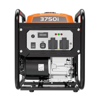 Hwasdan 3,5kW 4-Takt DC Mini Offener Rahmen Benzin-Inverter-Generator mit Automatischem Start und Seilzugstarter