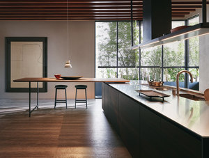 Armadio moderno in acciaio inox armadio cucina Set di alta lucentezza modulare lavello armadio cucina arredamento moderno - Product Image 2