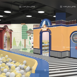 Trẻ Em Chơi Khu Vực Vui Chơi Giải Trí Công Viên Thiết Bị Trò Chơi Tương Tác Trẻ Em Trượt Trẻ Em Trong Nhà Sân Chơi - Product Image 2