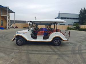 Carritos de Golf Eléctricos Clásicos Antiguos Retro Vintage de Fabricante Chino 2026, 7-9 Asientos, Velocidad Máxima de 40 km/h, Autonomía de 70-90 km - Product Image 2