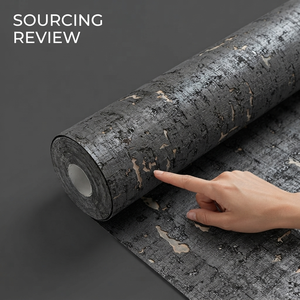 Papel Tapiz de <span class=keywords><strong>Corcho</strong></span> Gris Metálico Plateado con Textura de Corteza, <span class=keywords><strong>Rollo</strong></span> de Revestimiento de <span class=keywords><strong>Pared</strong></span> para Decoración de Sala de Estar y Hogar, OEM ODM al por Mayor - Product Image 2