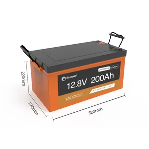 锂电池制造商12V 100Ah 200Ah 300Ah 400Ah铅酸电池的更换