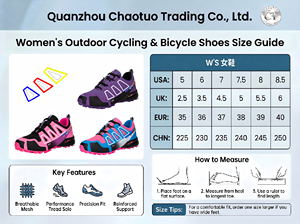 รองเท้าเดินป่ากลางแจ้งสไตล์โซโลมอนสำหรับผู้หญิงรุ่นใหม่ ระบายอากาศได้ดี กันลื่น ซับแรงกระแทก เหมาะสำหรับการวิ่งเทรลและปั่นจักรยาน - Product Image 6