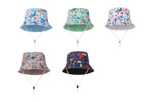 Sombrero de Pescador Reversible Personalizado con Cuerda de Contracción Ajustable Desmontable, Protección UV a Prueba de Viento, Sombrero para el Sol para Niños y Adultos - Product Image 6