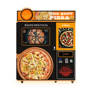 Mesin penjual otomatis pizza vollostatisch sepenuhnya otomatis oven kerucut pizza mesin penjual garis pembuat Makanan Cepat grosir