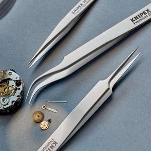 KNIPEX - 92 21 02 Pinzas de acero inoxidable de punta recta de precisión-PINZAS EAN 4003773085065 - Product Image 2