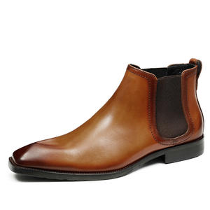 Botas de Trabajo Vintage Amish de Lujo para Hombre, Impermeables, con Cordones en el Tobillo, Construcción Goodyear, con Parte Superior de Cuero Genuino Resistente - Product Image 1