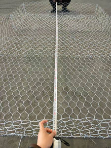 Özelleştirilmiş kolayca monte sıcak daldırma galvanizli taş kafes dokuma PVC kaplı Gabion kutusu nehir bankası için - Product Image 3