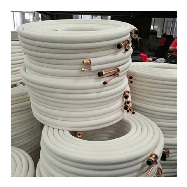High Quality Copper Line Set AC Connecting Pipe Insulated Copper Pipe