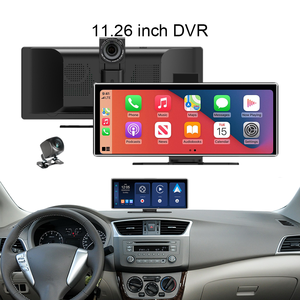 Radio estéreo GPS portátil de 11,26 pulgadas con la mejor pantalla táctil <span class=keywords><strong>Apple</strong></span> <span class=keywords><strong>Carplay</strong></span> Android Auto USB REPRODUCTOR DE <span class=keywords><strong>CD</strong></span> para vehículos más antiguos - Product Image 1