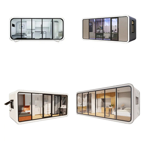 منازل حاوية كابينة تفاح خشبية قابلة للفصل بتصميم قابل للتوسيع - Product Image 1