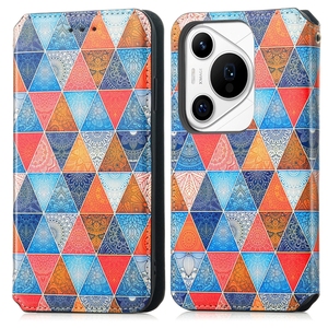 Para Huawei Pura 70/70 Pro/<span class=keywords><strong>Honor</strong></span> <span class=keywords><strong>20</strong></span> <span class=keywords><strong>Lite</strong></span>, funda magnética con tapa de PU con ranuras para tarjetas, para Oppo Realme C65, funda tipo billetera - Product Image 4