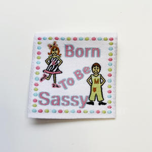 Al por mayor personalizado tejido <span class=keywords><strong>costura</strong></span> <span class=keywords><strong>personalizada</strong></span> etiquetas de prendas de vestir de etiqueta - Product Image 2