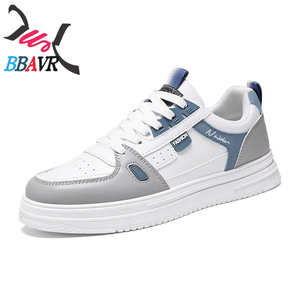 Zapatos Deportivos Ligeros de Cuero para Hombre 2025, Zapatillas Casuales Modernas Blancas - Product Image 5