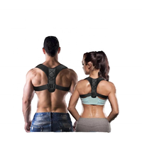 Correcteur de posture réglable et respirant pour le haut du dos, soutien orthopédique professionnel pour les épaules et le dos