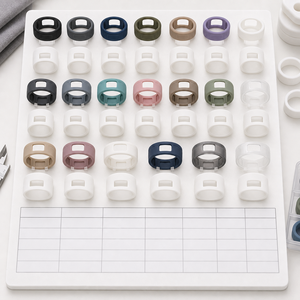 Coque de protection en silicone pour Oura Ring 5/4 Galaxy Ring RingConn Ultrahuman, étanche, lavable, antidérapante et texturée. - Product Image 2