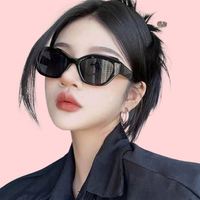 Lunettes de soleil unisexes tendance Hip Hop, monture PC, verres AC, UV400, style sport et streetwear, cadeau pour femme