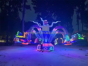 Fête <span class=keywords><strong>foraine</strong></span> Attraction Noël Parc d'attractions Rotary Game Fairground 30 Places Crazy Dancing Fly Big Octopus Rides à vendre - Product Image 3