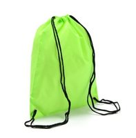 Paquet coloré de sac de ficelle de polyester de nylon de toile, sac à dos de cordon de serrage de fourre-tout cinch pour le gymnase voyageant/