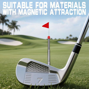 Bâton d'alignement pour swing de <span class=keywords><strong>golf</strong></span>, outil magnétique d'ajustement d'angle, équipement d'entraînement visuel pour l'alignement du coup - Product Image 4